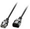 Lindy 1m IEC C14 to IEC C13 Extension Power Cable, Black