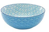 Neu Müslischale Dessertschale Salatschüssel Mediterran | Steinzeug |Blau | Ø 15 cm …