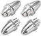 sourcing map 4Stk. RC Flugzeug Spinner Propeller Adapter Saver für Welle Brushless Motor (3,17mm Blende und 6mm Ausgangsachse)