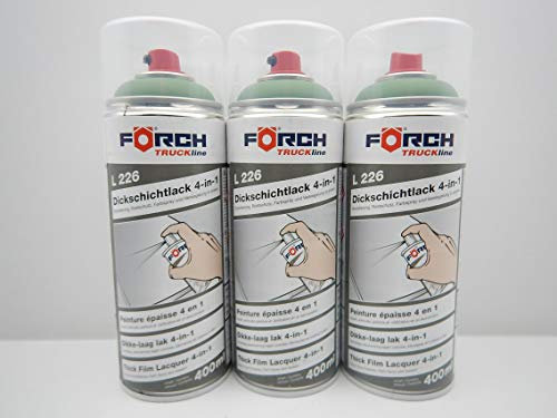 4 in 1 FENDT GRÜN LANDMASCHINE DICKSCHICHTLACK Lack Spray SPRAYDOSE 400ML (3)