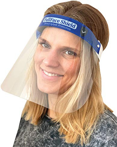 Sonia Originelli Gesichtsschutz Visier Spuckschutz Spritzschutz Augenschutz Mund Nase Neu