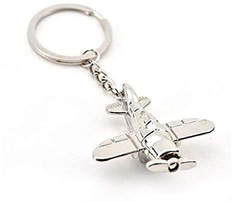 DonJordi Schlüsselanhänger Flugzeug Kampfflugzeug für Piloten, Flugzeugfans & Flugbegleiter - das ideale Geschenk & Andenken