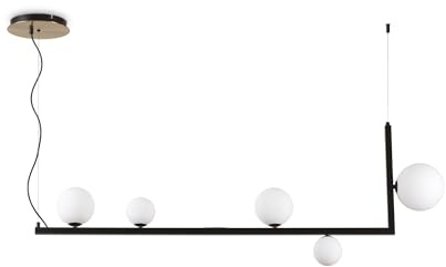 Ideal Lux BIRDS Globe Bar Pendelleuchte Schwarz