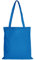 TEXXILLA Baumwolltasche - OEKO-TEX 100 zertifiziert | mit zwei langen Henkeln | 38x42cm | Jutebeutel | Einkaufstasche | unbedruckt, Farbe:hellblau