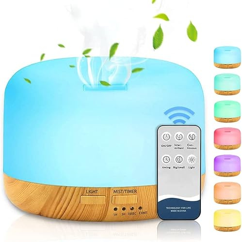 Teramo led Diffusore Aromi 500ml con LED RGB e Telecomando