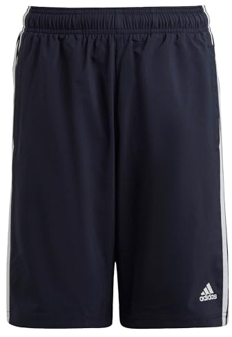 adidas Unisex Kinder Essentials 3-Stripes Woven Shorts, Legend Ink/White, 9-10 Years