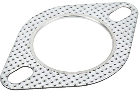 Auspuff Dichtung, 2,25 Zoll/57mm Metall 2 Löcher Universal Ersatz Verstärkter Rohr Dichtung Auspuffrohr-Flanschdichtung für Turbokrümmer Ablassrohre
