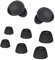Adhiper 3 Pairs Silicone Galaxy Buds 2 Pro Ear Tips Earbuds, Compatible with Samsung Galaxy Buds 2 Pro(S/M/L Black)