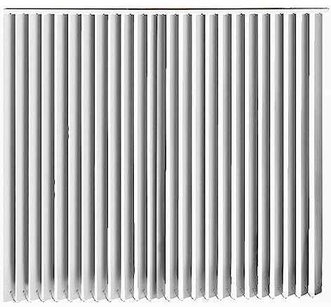 Sh000ad Metall Lamellenvorhang Silber Aluminium-Vertikaljalousien,Verdunkelungs-und Sichtschutz Lamellen Rollo Schiebegardine,Aluminium Jalousie Für Fenster/Tür,Anpassbar (160x210cm(WxH))