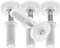 Angoily Charnières De Porte Pliante Accordéon Pivot De Porte Pliante Kit De Renforcement De Charnière De Porte Outil De Réparation De Charnière De Porte Acier Inoxydable