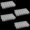 DAKFOOK 4 Pack 36 Grid Bead Organiser Storage Box, Clear Craft Bead Storage Boxes with Removable Compartments, Jewellery Divider Organizer Box for Crafts Sewing Art Diamond Screws