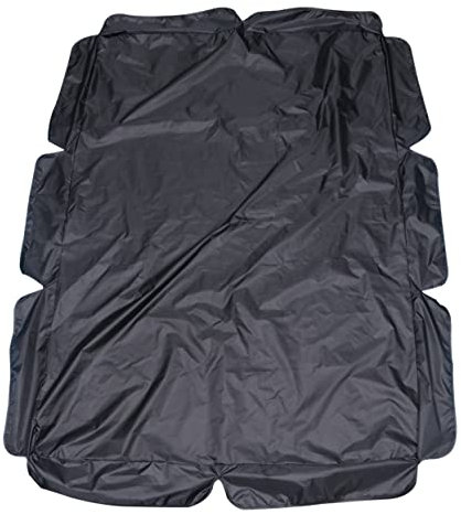 BESPORTBLE Sonnenschutzabdeckung Für Schaukel Schaukelabdeckung Schutz Gartenschaukelzelt Tragbare Außenabdeckung Schwarz 164 X 114 cm