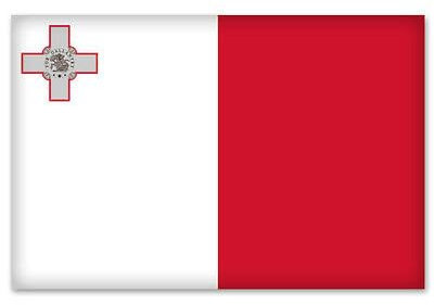 WildeBabsKLBT Malta car K1896 Hochwertiger Premium Autoaufkleber Sticker Aufkleber selbstklebende Folie 12 cm