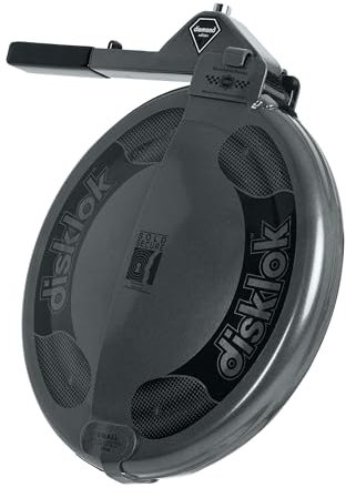 Disklok Diamond Security Edition Car Steering Wheel Full Cover Anti- Angle Grinder Anti-Theft Lock Police Approved Including Case & Cover (Diamond Edition Anthracite, Medium 39cm - 44cm)