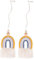 IMIKEYA 2St Aromatherapie-Anhänger Vintage Wohnkultur Auto Rückspiegel Babyautozubehör Böhmen baumwollseil baumwollkordel Boho- schmücken babyzimmer anhänger Regenbogen-Pedant Yellow