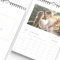 UNITURE® - Bastelkalender 2025 Fotokalender [DIN A4] - DIY Kalender zum Foto einkleben für kreative Momente - Kalender zum selber gestalten