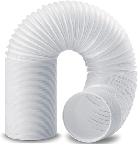 FASCINATDECO Tuyau d'évacuation d'air 1,5 m Ø 150 mm Tuyau Climatiseur Mobile pour Climatisation Déshumidificateur Extracteur, tuyau flexible
