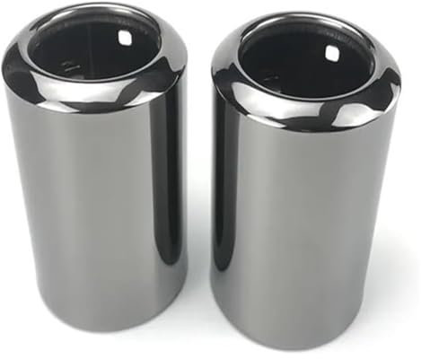 Auspuffblende Auspuff Für Mazda 6 Für Atenza CX-5 CX-4 CX-30 Edelstahl Auspuffrohr Schalldämpfer Abdeckung Schwanz Rohr Rahmen(B Type Black 2pcs)