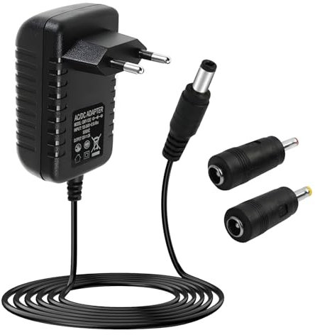 Adaptateur Secteur 12V 2A, Alimentation 12V, 1M Fil, Alimentation AC220V vers DC12V, Fiche 5.5MM avec, Chargeur AC/DC, convertisseur Chargeur AC-DC (DC9V~2A)