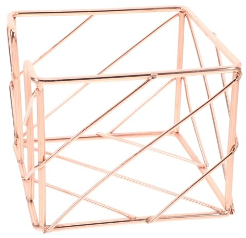 Cabilock Schreibtisch Organizer Metall Notizblockhalter Kompakter Memohalter mit Hohldesign für Büro Zuhause Schule Praktische Büroorganisation