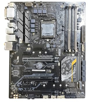 Carte Mere pc Carte mère Fit for ASUS TUF Z270 Mark 2, Socket LGA 1151, Compatible avec Les processeurs Intel G4560 (6300, 6500, 7300, 7700, 6700, 7400) et DDR4 (64 Go), Format ATX