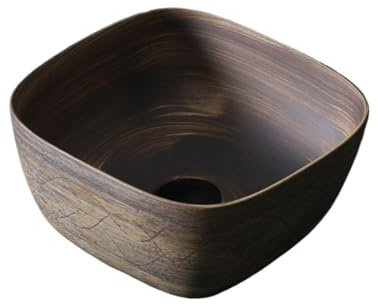 Lavabo Baño Vasque à poser carrée rétro, lavabo extérieur et intérieur, salle de bain sur terrasse para WC
