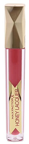 Max Factor Honey Lacquer Indulging Coral 20 – Lippenstift Farbe, Lipgloss Glanz und Lipbalm Feuchtigkeit in Einem – Kräftige Farbe, geschmeidig und glänzend