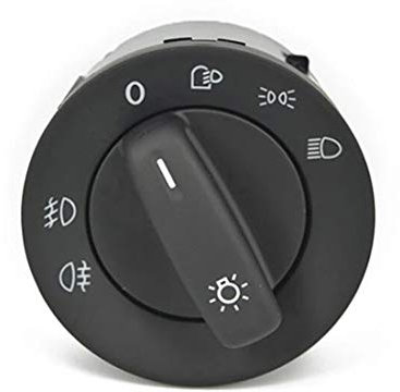 HZTWFC Interruttore per fendinebbia OEM # 1K0 941 431N per VW Caddy III Touran Jetta Golf V VI 5 6 Jetta Passat B6 CC Rabbit
