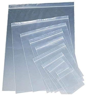 100 Grip Seal Bags 3.5 x 4.5 | Reusable Strong Zip Lock | Small Clear Resealable Plastic Bags | Polythene Packaging for Food Storage, Jewellery - by Sabco (3.5 x 4.5)