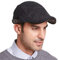 Gisdanchz Schiebermütze Herren Winter Schwarz Tweed,Kappe Ballonmütze Herren Great Gatsby Accessoires Flatcap Winter Herren Flat Cap Kostüm Schirmmütze Mützen Baskenmütze Männer Mütze Schwarz