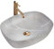 REA Keramisches Aufsatzwaschbecken Freja Grey Stone 50 x 38 x 14 cm Badezimmer Keramik