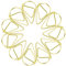 Büroklammer-50pcs Durable Briefklammern, Wassertropfen Form Papierklammern,Kleine Büroklammern Herz Metall für Foto Papier Buch Memo Karte Poster und Briefkopf-Einladungen -1.6x2.5cm (Gold)