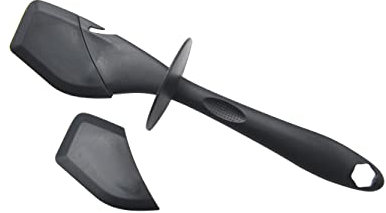 Spatel Schaber Topfschaber inklusive Spatelspitze zum Austausch geeignet für Vorwerk Küchenmaschine Thermomix TM31, TM5 und TM6 Bimby