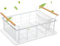 Solty - Escurreplatos Acero Inoxidable Blanco - Escurridor de Platos sobre Fregadero con Bandeja de Goteo y Colector de Cubiertos - Escurreplatos Firme y Duradero para Cocina (Blanco)