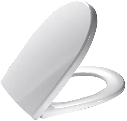 Abattant WC SoftClose pour Geberit Allia Paris Blanc, pour cuvette de toilette 52 cm