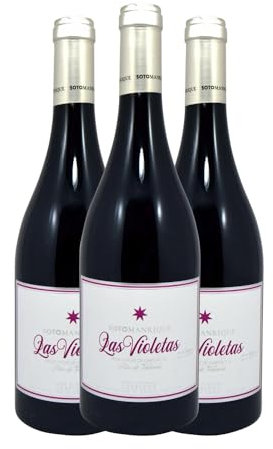 Soto y Manrique Las Violetas Garnacha Cebreros 75 cl Vino tinto (Caja de 3 Botellas de 75 cl)