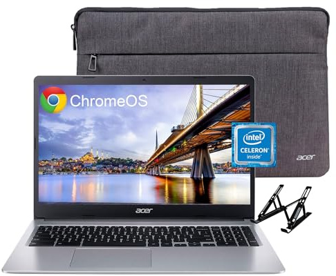 acer 2023 Newest Chromebook 315 Laptop, 15.6 HD Display, Intel Celeron N4020, 4GB RAM, 64GB eMMC, ‎Intel UHD Graphics 600, Wi-Fi, Bluetooth, Chrome OS, Notebook Only