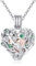TANGPOET Ashes Necklace 925 Sterling Silver Tree of Life Urn Necklace Cremation Jewellery for Ashes Pendant Necklace for Women Girls with Funnel Filler Kit