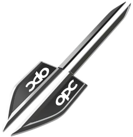 3D Metall Embleme für Opel OPC Auto Chrom Emblem Aufkleber Körper Logo Buchstaben Sticker Zeichen Styling Zubehör Abzeichen,B