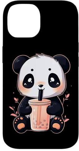 Panda Bär Boba Tea Bubble Tea Anime Kawaii Hülle für iPhone 14