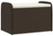 vidaXL Cassapanca con Cuscino Marrone 80x51x52 cm in Polyrattan