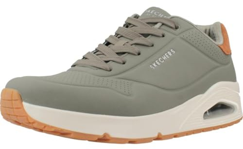 Skechers Herren UNO - Tailored AirSneaker | Freizeitschuh, luftgekühlter Memory-Schaum, Skech-Air, Schnürschuh