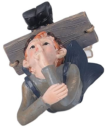 Tbest Ft Collection Schaukel-Waldelfen-Figur, Kunstharz, Exquisite Elfen-Statue, Baum-Ornnt für Gärten, Hof, Heimdekoration, Ornnts