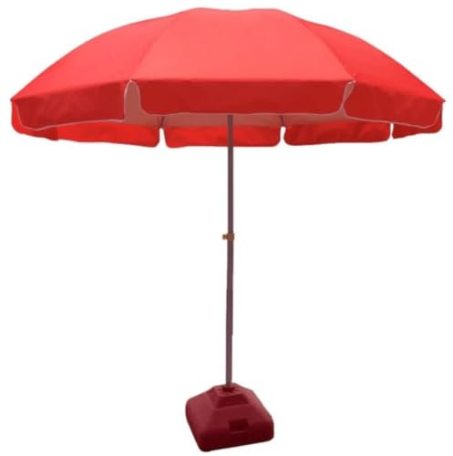 Marktschirm Sonnenschirm Sonnenschirme im Freien 8,5ft/2,6M Außenterrassenschirm, Winddichter Rahmen, Strandschirm Mit Sockel Für Den Hofgarten Gartenschirm Terrassenschirm
