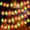Shinybox Weihnachten LED Lichterketten, 5M 50 LED Lichterketten für Weihnachtsdekoration, Weihnachtsthema, Wasserdichte Lichterketten Batteriebetrieben, Warmweiß Weihnachtsbeleuchtung für Party(B)