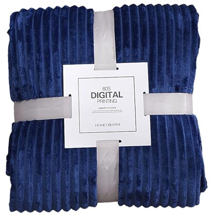 Gestreifte Flanelldecken für Betten, einfarbig, weich, warm, Nerz-Überwurf, Sofa, Tagesdecke, Strand, Reisedecken