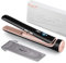 CkeyiN Pro Céramique Lisseur Cheveux sans Fil,2 in 1 Fer à Lisser et Boucleur Rechargeable par USB,Mini Lisseur de Voyage Portable sans Fil,3 Niveaux de Températures,Batterie 5200 mA,Double Tension