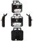 Kavolet Flysky FS-i4 AFHDS2A 2.4 GHz 4CH émetteur de Système Radio, Système de Récepteur Numérique avec Récepteur FS A6 pour Planeur D'hélicoptère RC