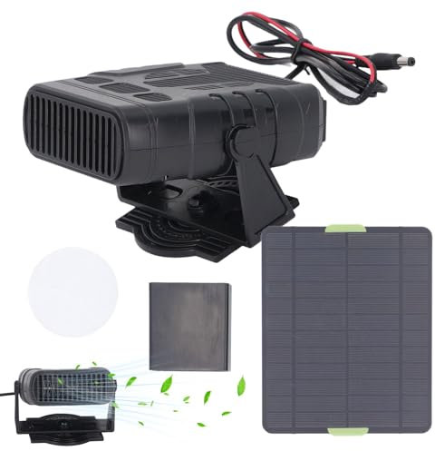 Windshield Defogger, Solar Car Electric Heater, Solar Windshield Defogger, Automobile Windscreen Fan, Fast Heating Car Warmer, Solar Powered Car Defroster, Car Gadgets for Winter