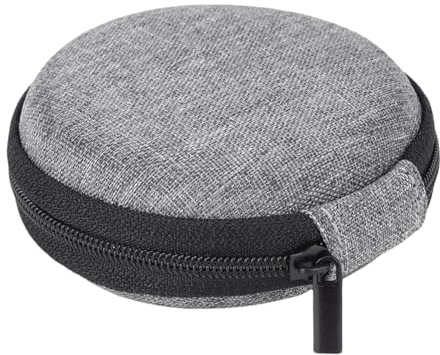 Fiorky Earbud Case, Headphone Hard Case Protection Bags,Small Earphone Storage Bags Hard Shell Data Cable Organizer Bag Mini Tech Gadgets Portable Case Charger U Disk Zipper Pouch